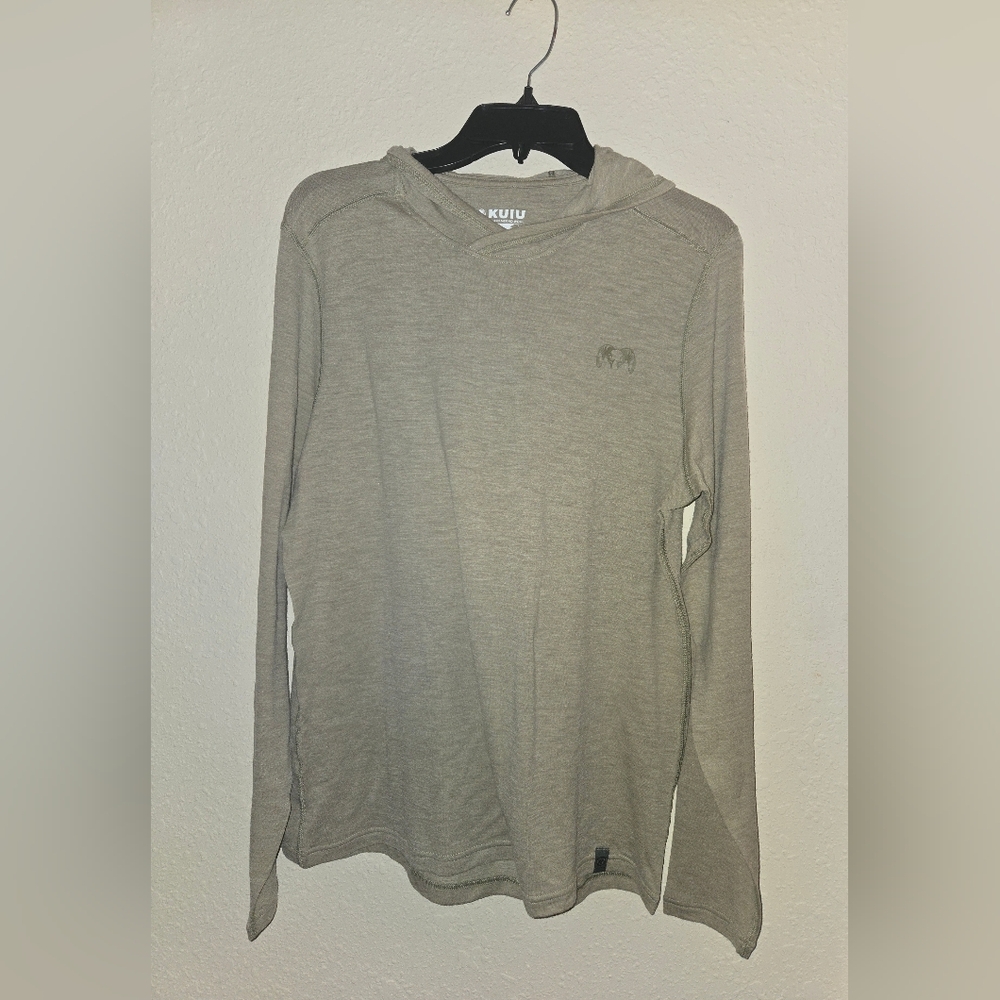 KUIU Mens Tan Hoddie l Merino Wool 120 LT - Picture 2 of 3
